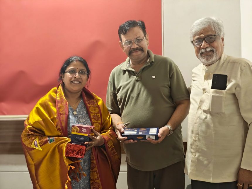 NUJ(I) National Vice President Sanjay Rai received a grand welcome in Chennai