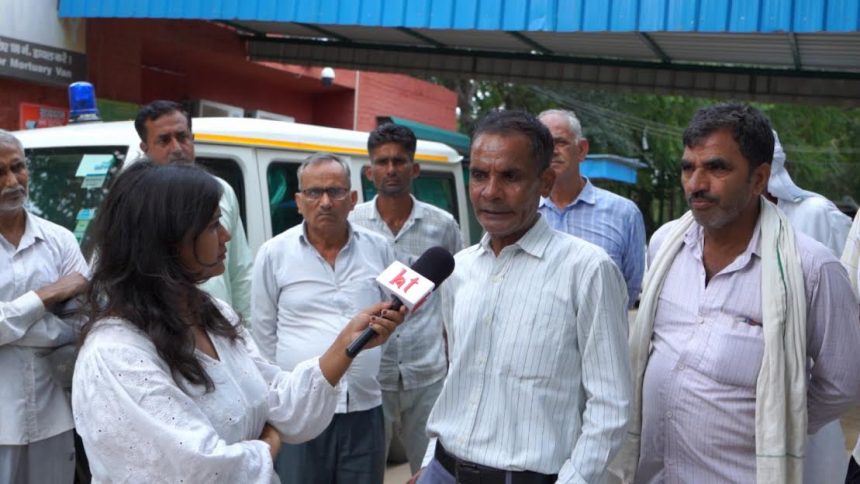 The body of a property dealer who mysteriously went missing 40 days ago was found in a bundle, his wife and son suspected of murder