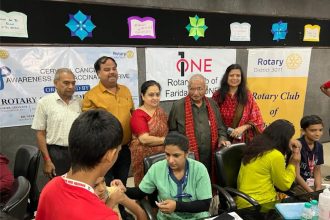 Cervical cancer vaccination camp organized at Sai Dham