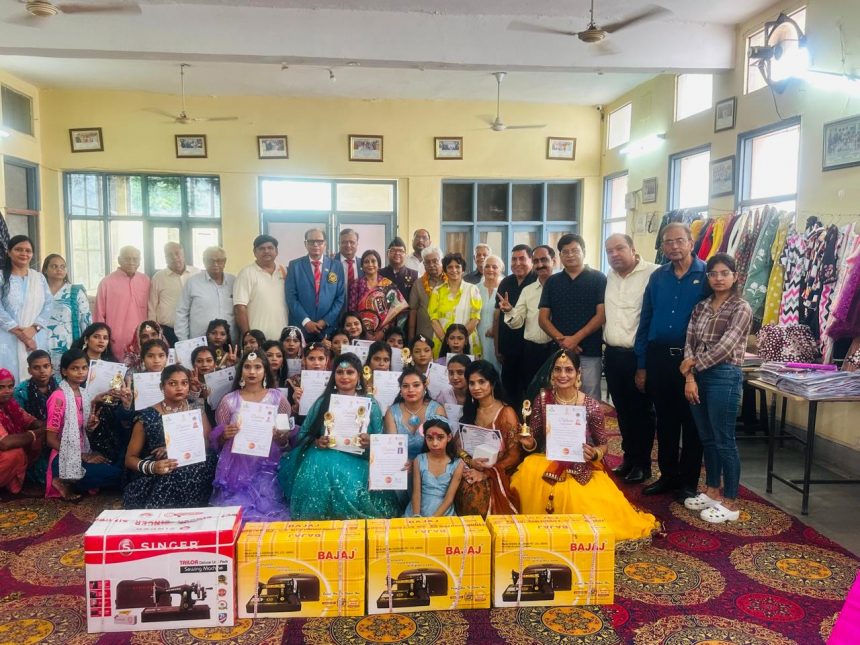 A successful batch of self-reliant women emerged from Lions Club Palwal