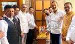 Pandit Deen Dayal Upadhyay's birth anniversary was celebrated at Lawyers Chamber Sector-12, Faridabad.