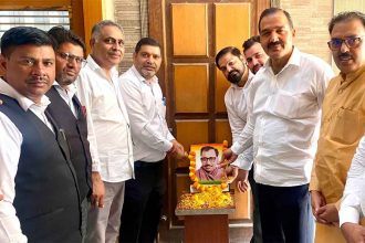 Pandit Deen Dayal Upadhyay's birth anniversary was celebrated at Lawyers Chamber Sector-12, Faridabad.
