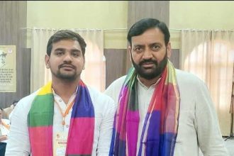 Sachin Thakur became the district president of Faridabad BJP Yuva Morcha