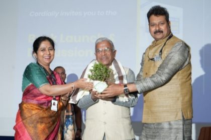 Rajya Sabha Deputy Chairman Harivansh Narayan Singh unveiled a book on advocacy journalism at Manav Rachna
