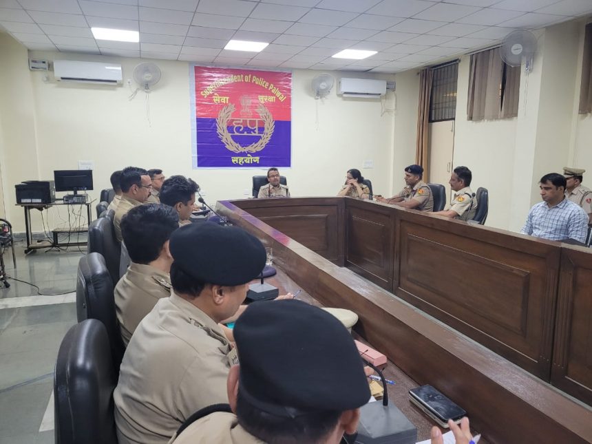 Deal strictly with crime and criminals- Varun Singla, SP Palwal