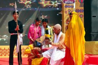 The presentation of the play Lord Krishna-Sudama mesmerized the audience at the Surajkund Fair.