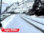 Heavy snowfall on India-China border, red alert in Sikkim