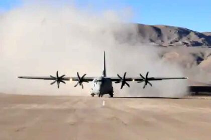 Nyima airbase near the China border in Ladakh opens: Air Force Chief lands aircraft on the runway