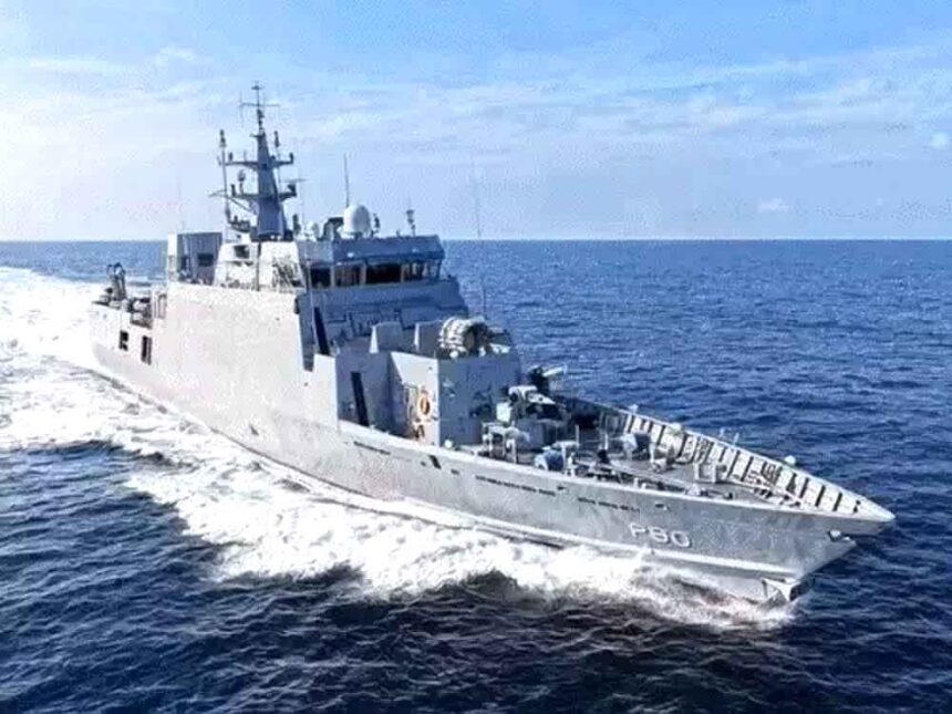 Indigenous warship INS Mahe inducted into Indian Navy: Will search for enemy submarines at sea