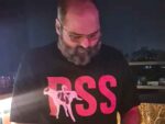 Controversy erupts over comedian Kunal Kamra's T-shirt, which features a dog and the RSS-like wording.