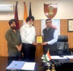 Gurdwara Shri Harkishan Patshahi Sahib and DSGMC honored DC Vikram for his service to the Guru.