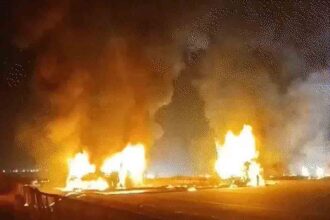 Fire breaks out in a sleeper bus in Karnataka, 10 people burnt alive: More than 30 passengers were on board.