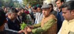 Former minister Moolchand Sharma distributed 5 lakh winter flower plants.