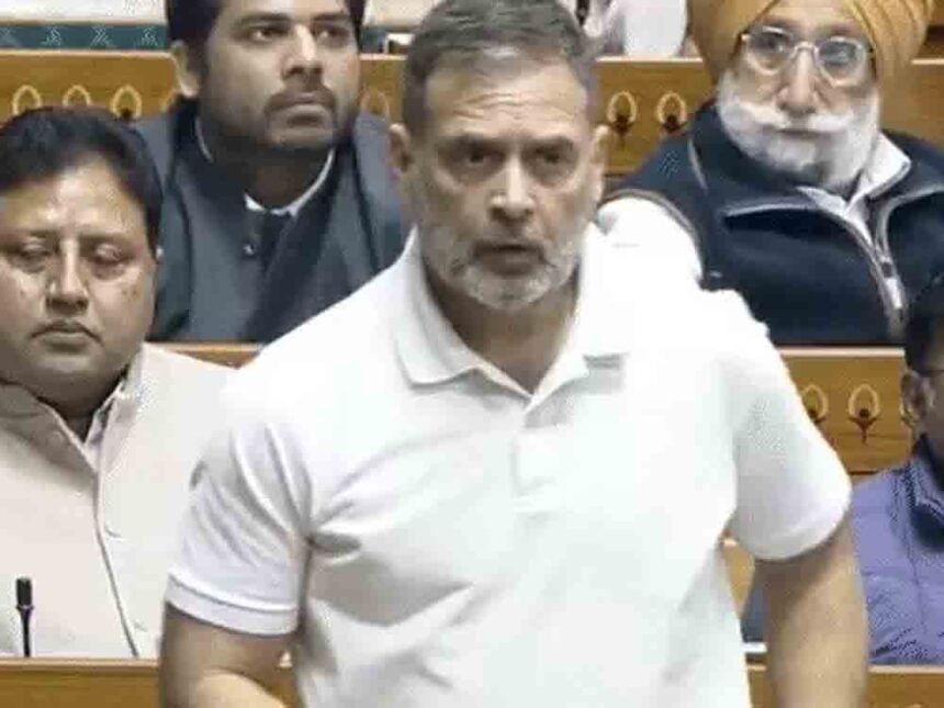 Rahul said the government should make a plan to control pollution; Rijiju replied that they are ready for a discussion in Parliament.