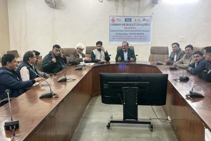 Training organized to expedite the process of legalizing water and sewer connections.