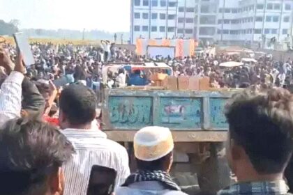 Suspended TMC MLA lays foundation stone of Babri Masjid in Bengal