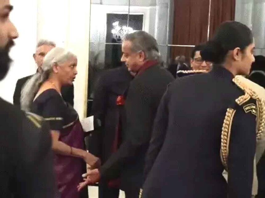 Tharoor said – I enjoyed talking to the Russian delegation.