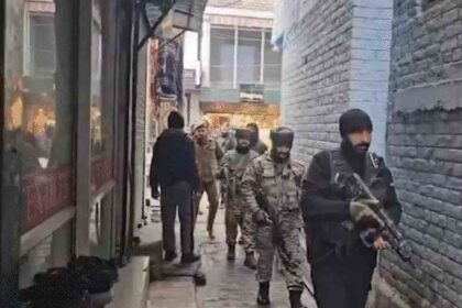 House-to-house searches were conducted in 80 villages from Srinagar to Jammu.