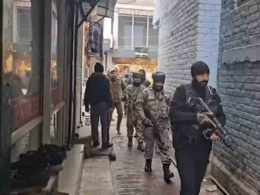 House-to-house searches were conducted in 80 villages from Srinagar to Jammu.