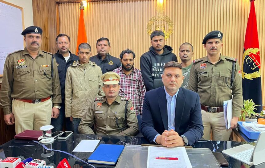 Four suspects arrested in armed robbery case.