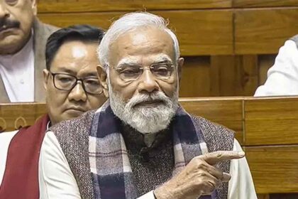 Modi said – Congress tore Vande Mataram into pieces: Congress mentioned it 13 times in his 60-minute speech.