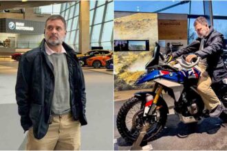 Rahul Gandhi visited the BMW plant in Munich: He said that manufacturing is declining in India.