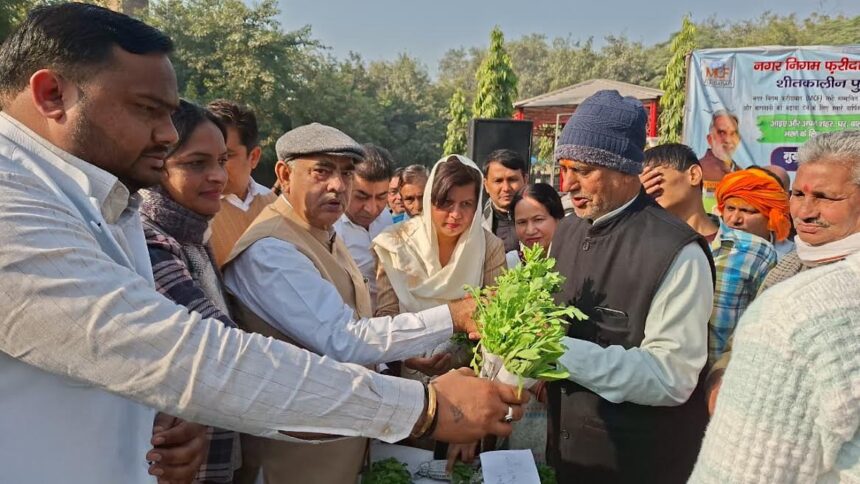 MLA Moolchand Sharma distributed two lakh flowering plants and issued a strict warning against illegal encroachments.