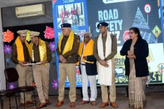 The third phase of the road safety quiz competition 2025-26 was successfully organized.