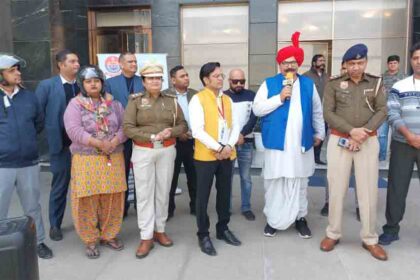 A traffic awareness program under the campaign "Life in the Name of Life"