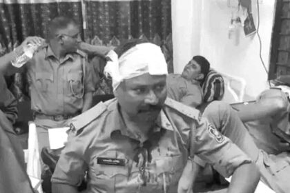 Police and forest department team attacked in Banaskantha, 47 people injured.