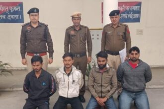 Four accused in the assault case in Rajiv Nagar have been arrested.