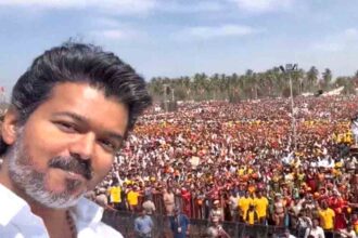 Vijay's first rally in Tamil Nadu after the Karur stampede.