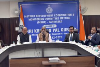 In the 'Disha' meeting, Krishan Pal gave the officers a high-voltage shock.