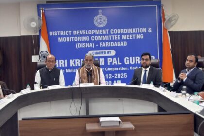 In the 'Disha' meeting, Krishan Pal gave the officers a high-voltage shock.