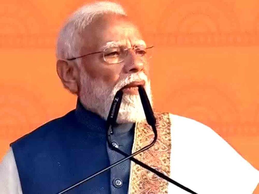 In Lucknow, Modi inaugurated the National Inspiration Site.