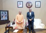 Chief Minister Yogi Adityanath and Tata Group Chairman N Chandrasekaran discussed future proposals.