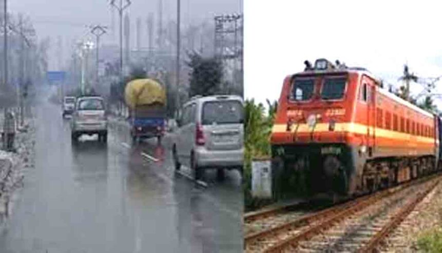 Hail fell in Rajasthan, fog caused train delays in Madhya Pradesh; Dal Lake in Jammu and Kashmir has frozen over.