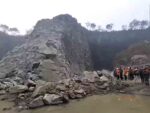 A rockfall occurred at a stone quarry in Dhenkanal, Odisha.