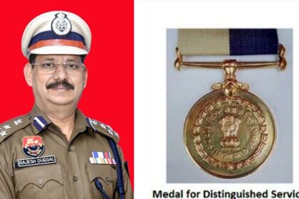 Joint Commissioner of Police Rajesh Duggal awarded the President's Medal