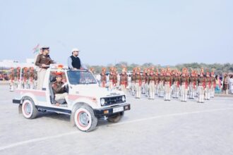 Full dress file rehearsal for the 77th Republic Day celebrations