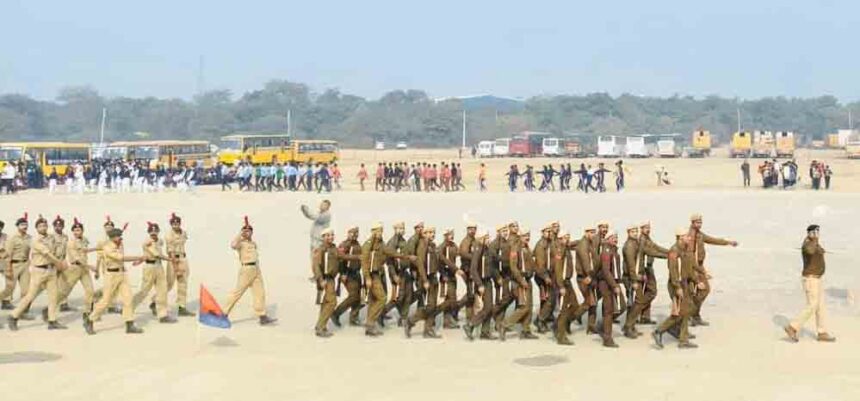 Rehearsals are underway for the 77th Republic Day celebrations, and the Health Minister will pay tribute to the martyrs at the War Memorial.