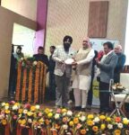 Sardar Devendra Singh, a member of the State Road Safety Council, was honored for his commendable work in road safety and social welfare.
