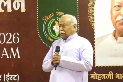 Bhagwat said, "Religion is what guides me and Modi: as long as religion guides India..."