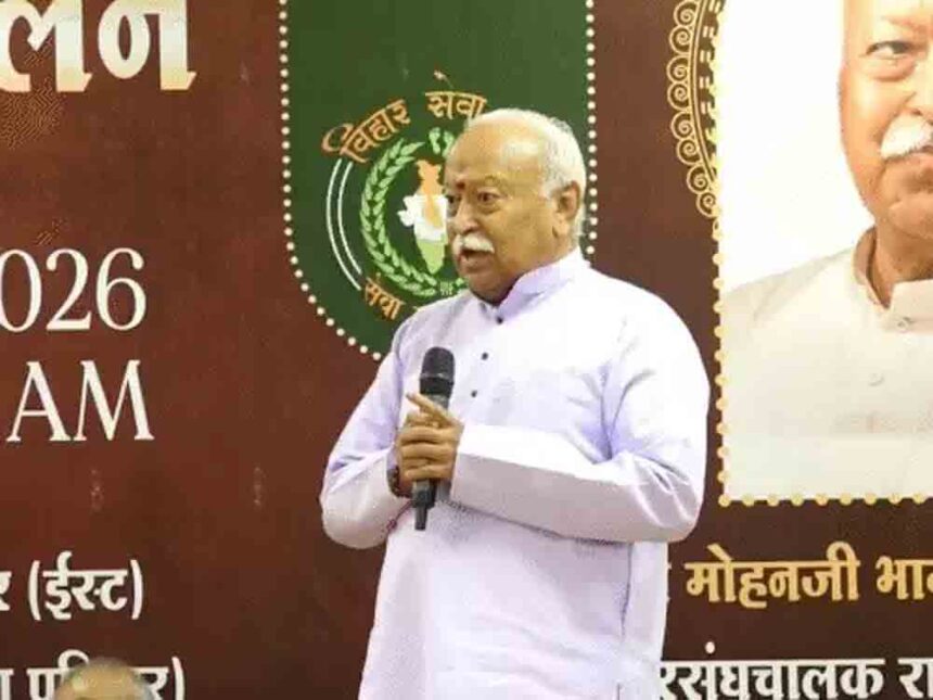 Bhagwat said, "Religion is what guides me and Modi: as long as religion guides India..."