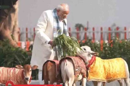 Makar Sankranti: 91 lakh devotees took a holy dip in Prayagraj.