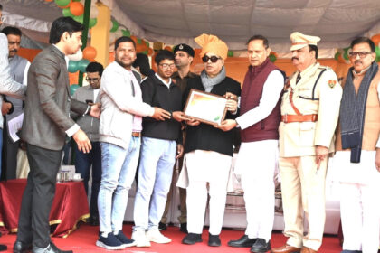 Pratham Panhida honoured on Republic Day for winning medal in National Para Athletics