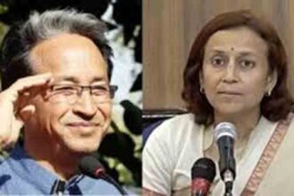 Wangchuk's wife said, "Sonam is sleeping on the floor in jail."