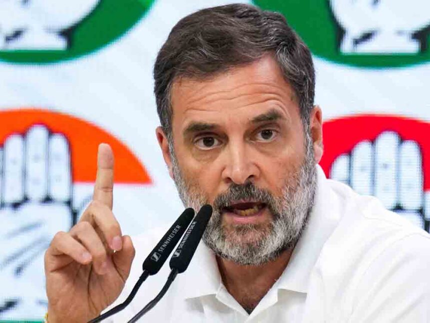 Rahul Gandhi said, "Modi wants to starve the poor": In Raebareli, he said, "He wants to give the country's wealth to Ambani and Adani."