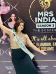 Manisha Agarwal from Greater Faridabad achieved a remarkable feat in the grand finale of Mrs India – The Goddess Season 3