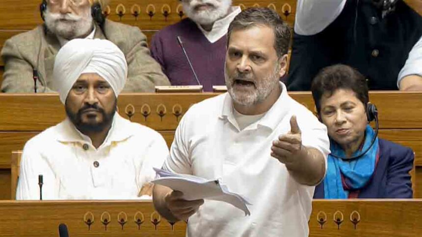 Rahul Gandhi said in the Lok Sabha that Chinese tanks had reached the Ladakh border. He quoted a book from the former Army Chief.